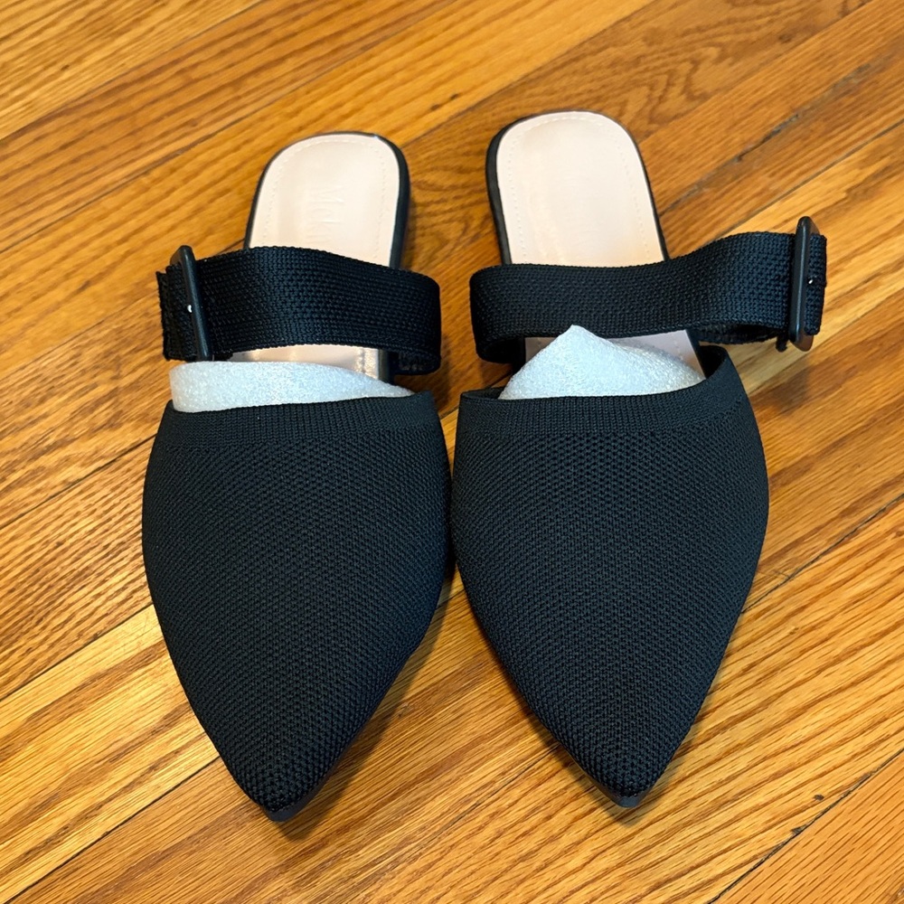 Black Women's Mules size 37 (women’s 6)